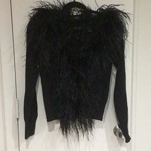 Feather sweater Top